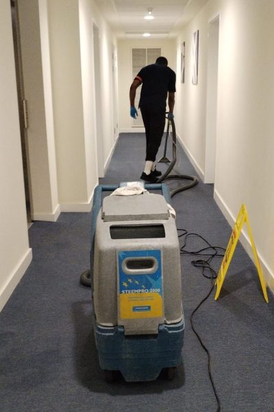 Hallway Carpet Cleaning-Before